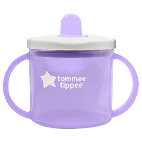 Tommee Tippee Free Flow First Cup Purple 4m