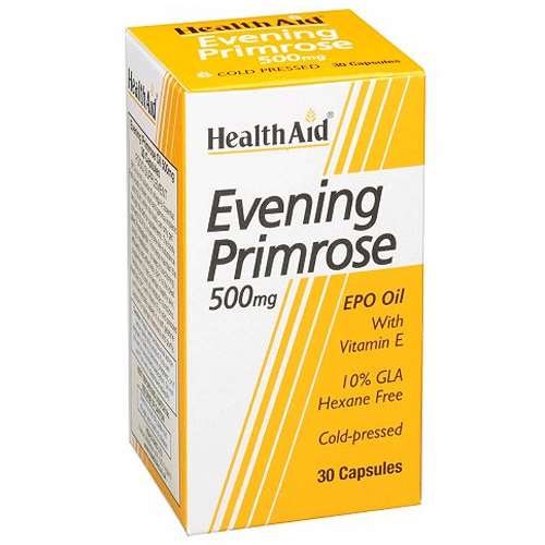 HealthAid Evening Primrose EPO Oil with Vitamin E 30 Capsules