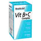 HealthAid Vitamin B + C Complex 30 Tablets