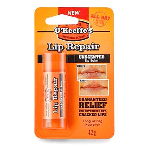 OKeeffes Original Unscented Lip Repair Balm 4.2g