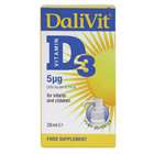 Dalivit Vitamin D3 Pump Dispenser 5ug 28ml
