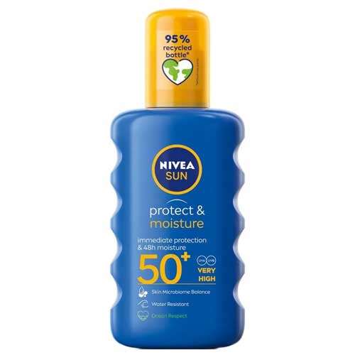 Nivea Sun Protect and Moisturise 50plus Sun Cream 200ml