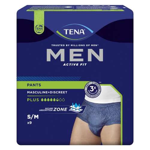 Tena Men Active Fit Pants Plus S/M 9