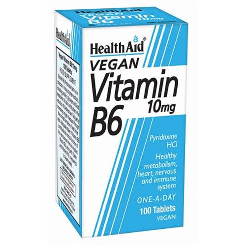 HealthAid Vitamin B6 10mg Tablets 100