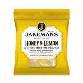 Jakemans Honey and Lemon Menthol Sweets 73g