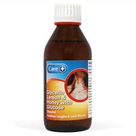 Care+ Glycaerin Lemon and Honey with Glucose 200ml