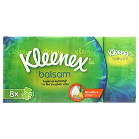 Kleenex Balsam Tissues 8 Pocket Packs