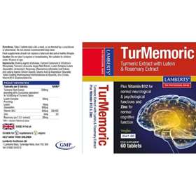 Lamberts TurMemoric 60 Tablets