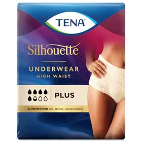 Tena Silhouette Plus High Waist Underwear Creme Large 8