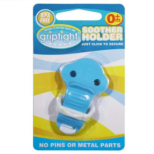 Griptight Soother Holder 0+ Months BLUE