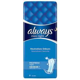 Always Maxi Night Sanitary Towels 9