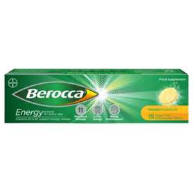 Berocca Mango 15 Effervescent Tablets