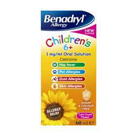 Benadryl Allergy Children's (6+) Oral Solutions 60ml