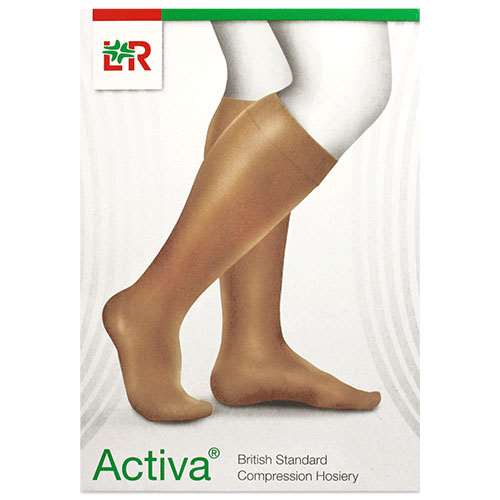 Click to view product details and reviews for Activa Class 2 Below Knee Close Toe Sand Extra Large 88505.