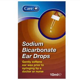 Care Sodium Bicarbonate Ear Drops with Pipette 10ml
