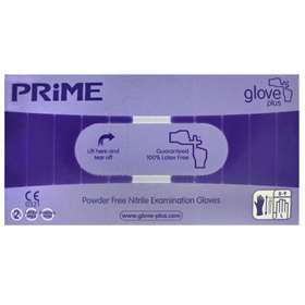 Gloves Plus Prime Powder Free Nitrile Examination Gloves x 100 Large