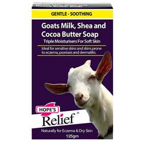 Hope's Relief Shea, Cocoa Butter & Goat’s Milk Soap 125g