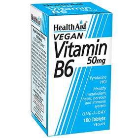 HealthAid Vitamin B6 50mg 100 Tablets