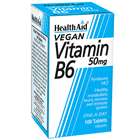 HealthAid Vitamin B6 50mg 100 Tablets