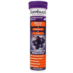 Sambucol Black Elderberry Immuno Forte 15 Effervescent Tablets