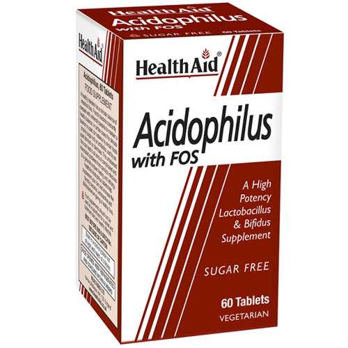 HealthAid Acidophilus with FOS 60 Tablets