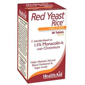 HealthAid Red Yeast Rice 90 Tablets