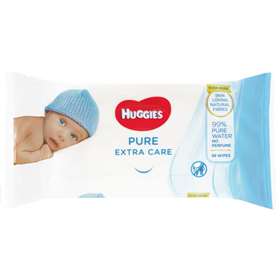 HUGGIES PURE EXTRA CARE WIPES 56