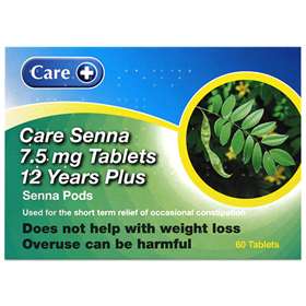 Care Senna 7.5mg Tablets 12 Years Plus 60