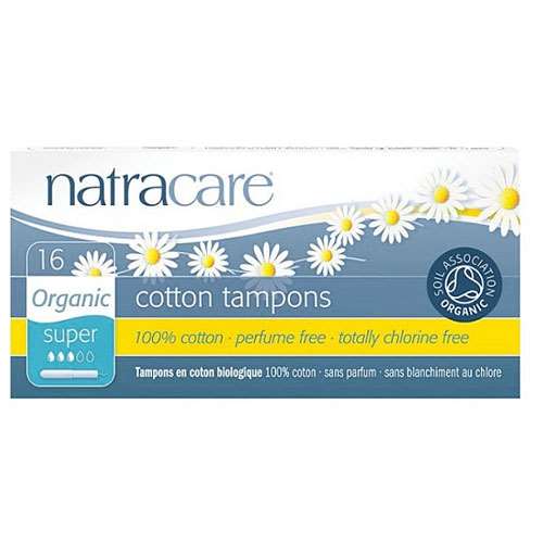 Natracare Organic Cotton Tampons Super 16