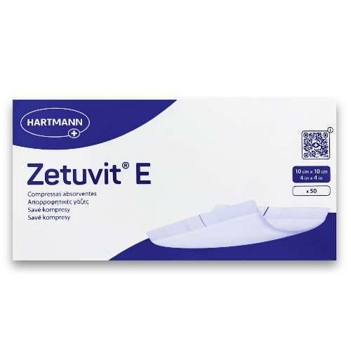 Zetuvit E 50 Non-Sterile Absorbent Dressing Pads 10x10cm REF: 413890