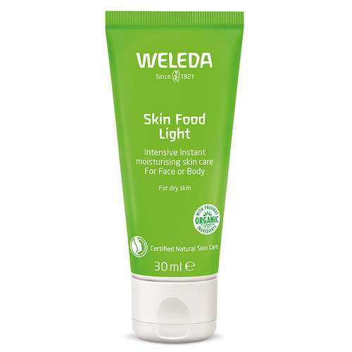 Click to view product details and reviews for Weleda Skin Food Light 30ml.
