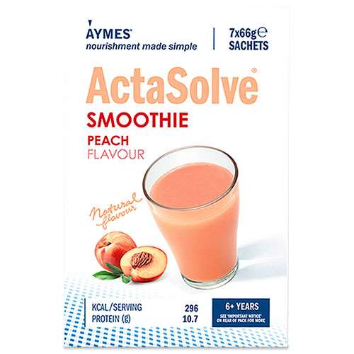 Aymes ActaSolve Smoothie Peach Flavour 7 Sachets