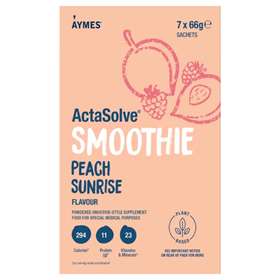 Aymes ActaSolve Smoothie Peach Flavour 7 Sachets