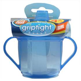 Griptight Trainer Cup 4months+ - 180ml - Blue
