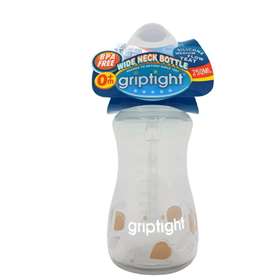 Griptight Wide Neck Feeding Bottle 250ml
