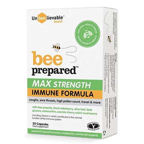 Bee Prepared Max Strength Immune Formula 20 Capsules