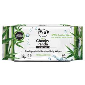 The Cheeky Panda Bamboo Baby Wipes 64