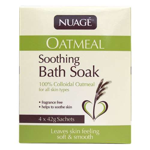 Nuage Oatmeal Soothing Bath Soak 4 x 42g Sachets ExpressChemist.co.uk