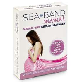 Sea Band Mama Ginger Sugar Free Lozenges 24