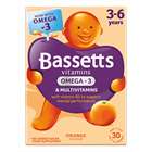 Bassetts Vitamins Omega-3 and Multivitamins Orange 3-6 Years 30 Chews