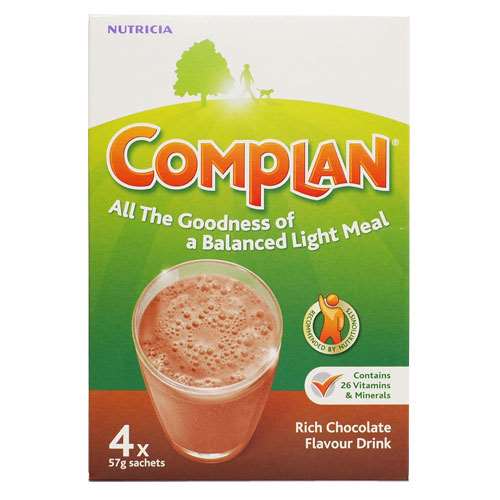 Complan Chocolate Flavour Drink 4 Sachets
