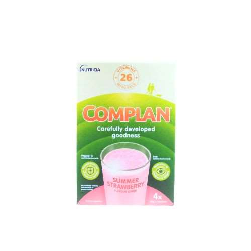 Click to view product details and reviews for Nutricia Complan Shake Strawberry 4x57g.