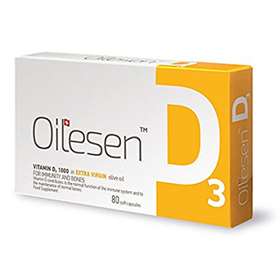 Oilesen D3 1000 Food Supplement 80 Capsules