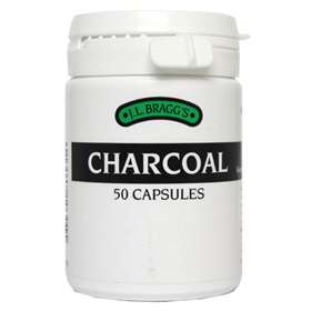 Braggs Charcoal Food Supplement 50 Capsules