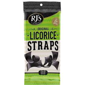 RJ's Licorice Strips Original 260G Net