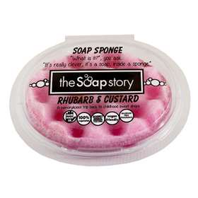 Rhubarb and Custard Soap Sponge 150g