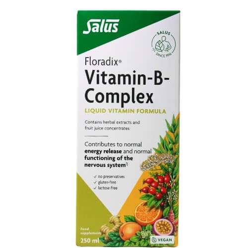 Floradix Vitamin-B-Complex Liquid Vitamin Formula 250ml