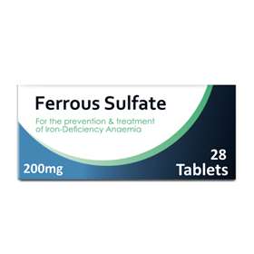 Ferrous Sulfate 200mg Tablets 28