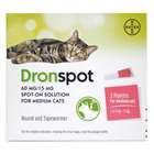 Bayer Dronspot Medium Spot-On Solution 2 Pipettes