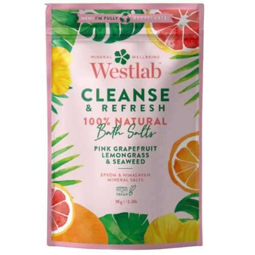 Westlab Cleanse Epsom & Himalayan Salts 1kg